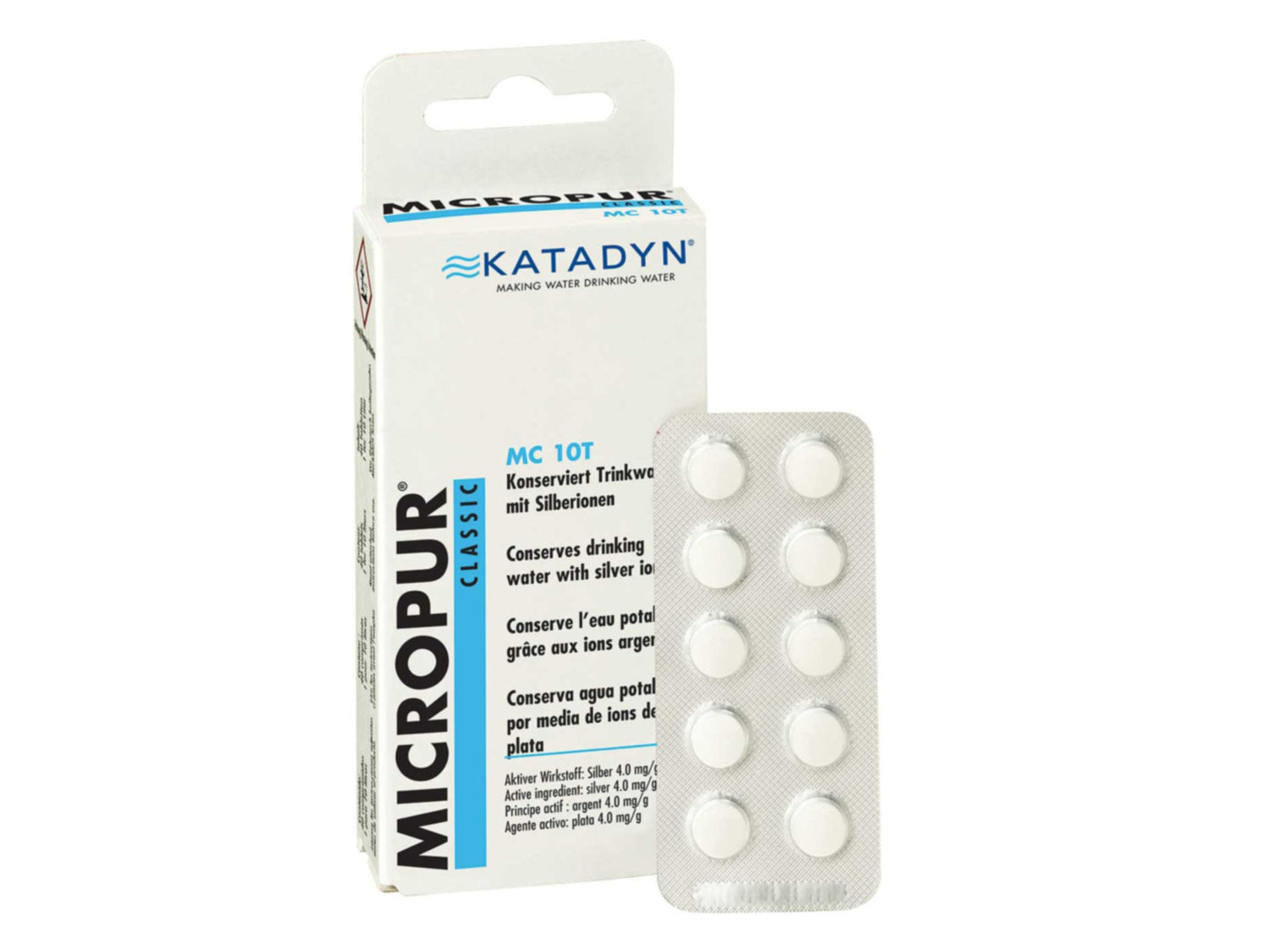 Micropur Classic MC 10T 40 Tabletten Wasserentkeimung Trinkwasser