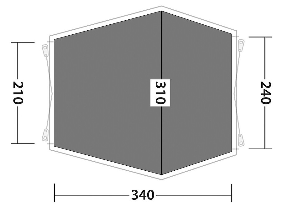 zelt unterlage Outwell Zeltunterlage Woodcrest (340x310cm) – Camping-Sale.com