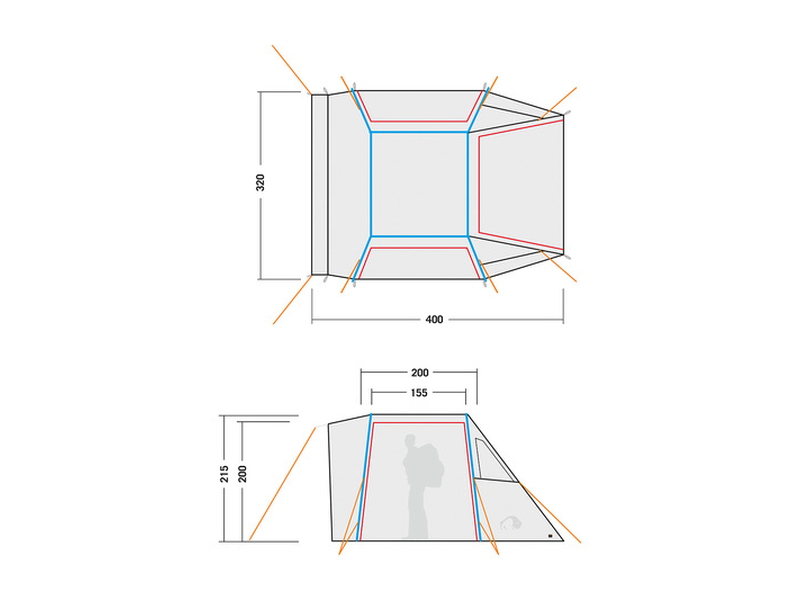 TATONKA Van Camp Bus-Vorzelt