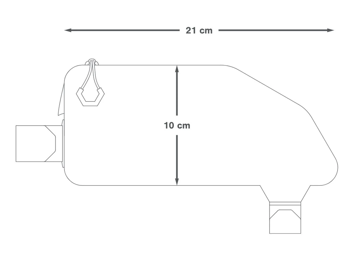 Apidura Top Tube Pack (1L)