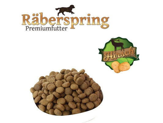 Premiumfutter portofrei Hundefutter Hirsch 14kg - getreidefrei