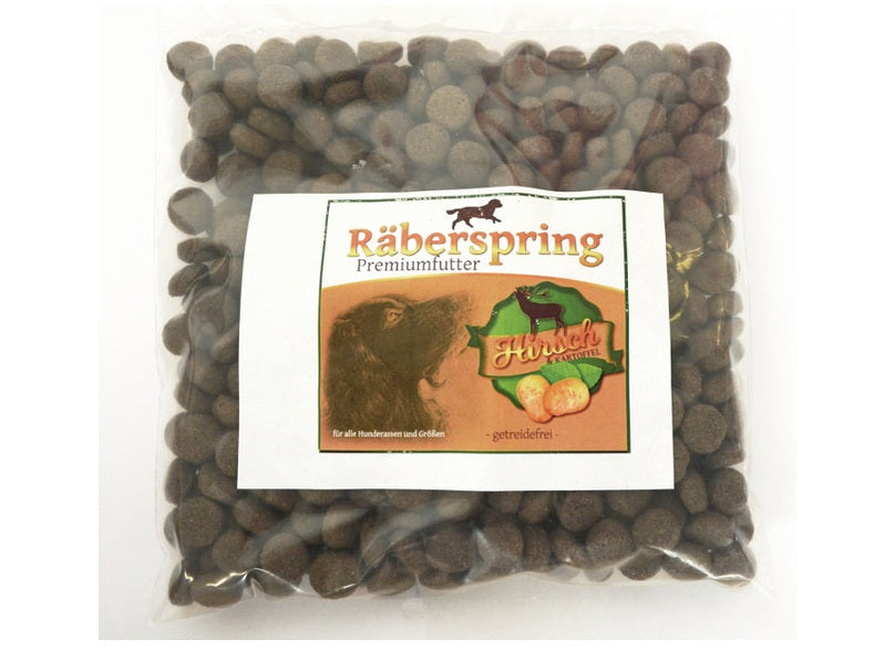 Premiumfutter portofrei Hundefutter Hirsch 14kg - getreidefrei