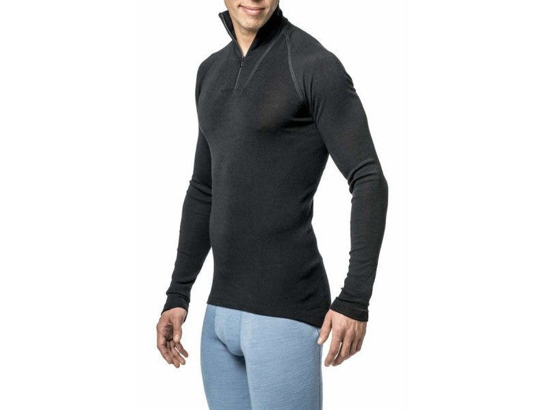 Zip Turtleneck LITE XXS Black Unterhemd