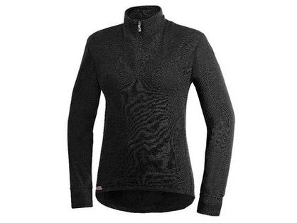 Unterhemd Zip Turtleneck 400 g/qm Unisex Schwarz 3XL