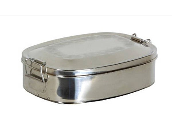 Edelstahl 'Proviantdose' mittel 0,75 L