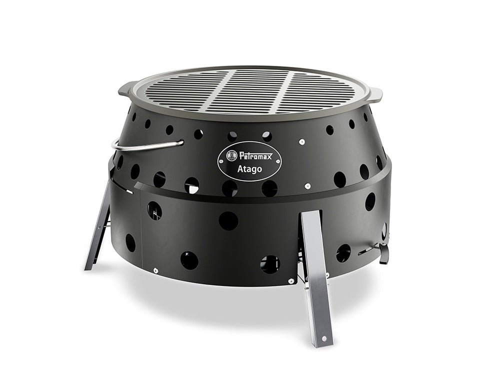 Atago Holz und Kohle Grill Schwarz