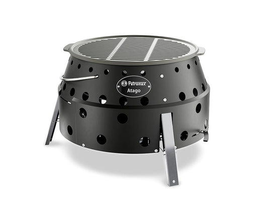 Atago Holz und Kohle Grill Schwarz