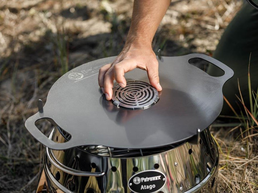 Petromax Einsatz für Atago Grillplatte