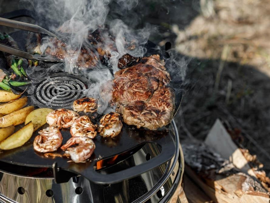 Petromax Einsatz für Atago Grillplatte