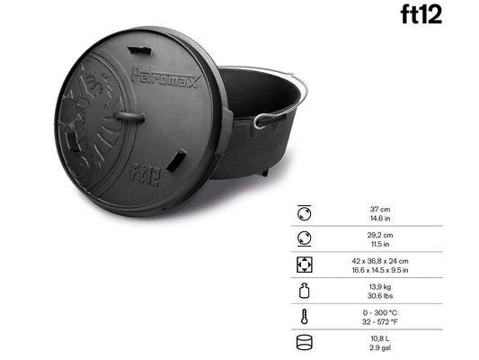 Feuertopf Dutch Oven FT12  11,4 l