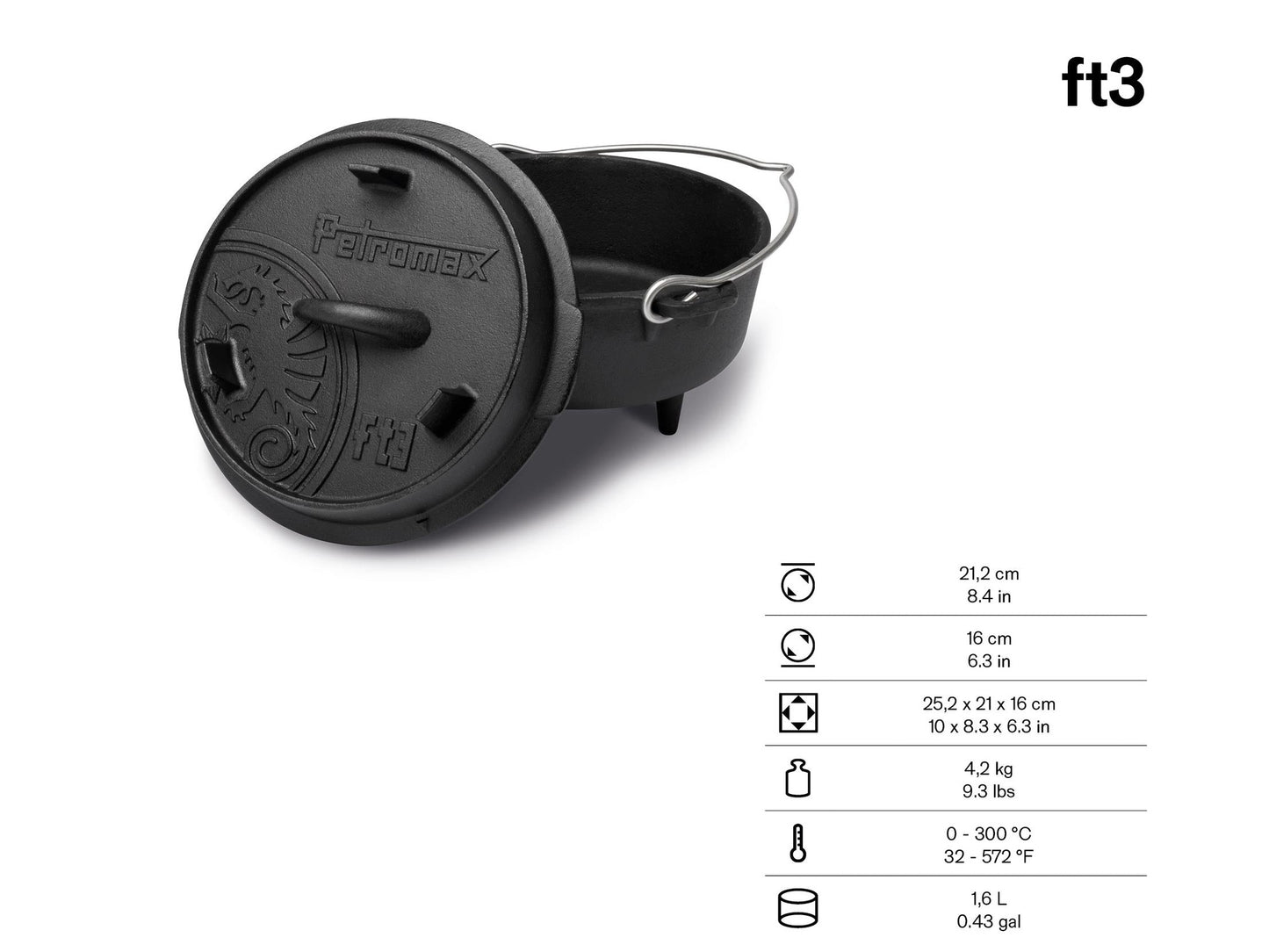 Petromax Feuertopf FT3