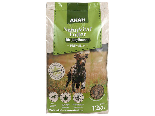 NaturVital Premium Hundefutter Futter für Jagdhunde 12 kg