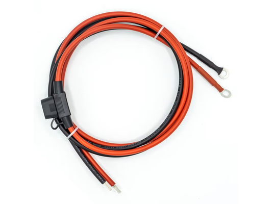 WATTSTUNDE BAKA20/BAKA04 Batterieanschlußkabel mit 15A Sicherung, 6mm²